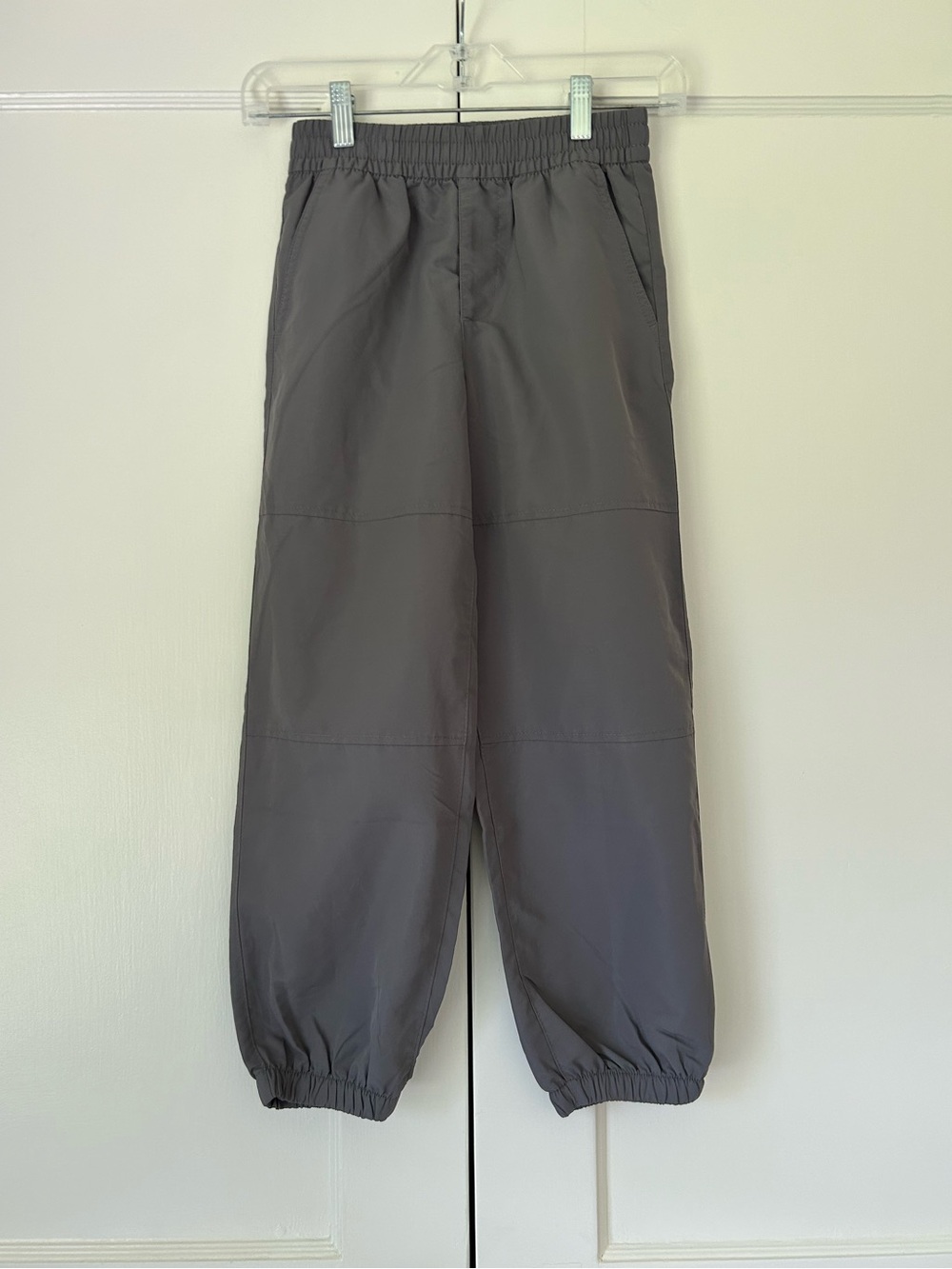 Gap Kids Wind Jogger Pants - Grey - Boys Size Medium (8)